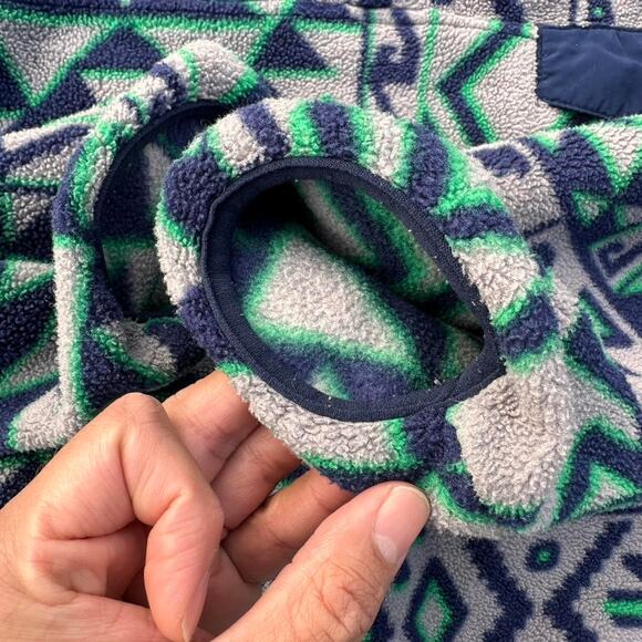 Vintage Y2K Patagonia Synchilla Fleece Snap-T Pullover Sweatshirt - Picture 4 of 8